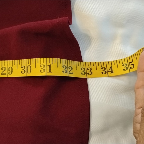 City Triangles Jr. Girl Mini Deep Ruby Dress With Short Lace Sleeves, S: 3 NWT - Picture 8 of 15